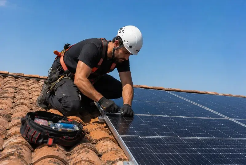 Maintenance et monitoring de panneaux solaires à Pampelonne