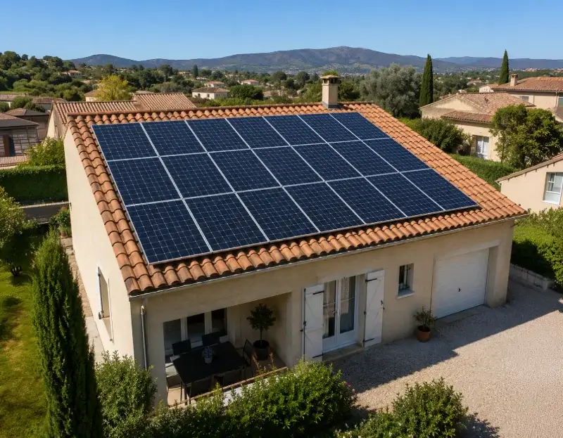 Prime à l'autoconsommation panneaux solaires Pampelonne — aide financière de l'État